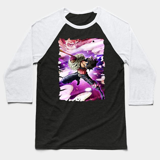 KATAKURI ANIME MERCHANDISE Baseball T-Shirt by julii.draws